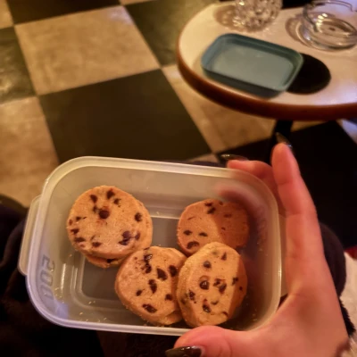 お客さんが私ためにクッキー作ってくれた🍪🤍