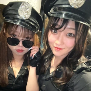 お揃いだった👮🏻‍♀️🖤の写真1枚目