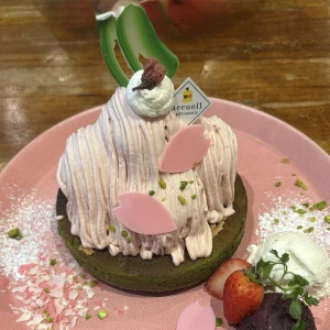 抹茶パンケーキ！！の写真1枚目