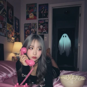 流行りの👻☎️の写真1枚目