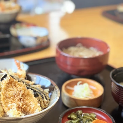 お蕎麦と天丼🍤