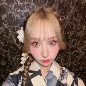浴衣着れた🩷🩵の写真2枚目