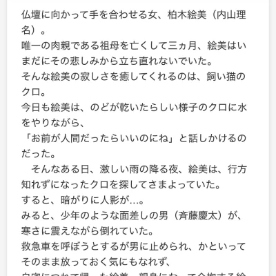 猫が恩返し