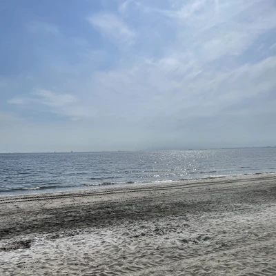 こんばんはつゆです☔️今日は昼職がおやすみだったので海を見に行きました😎海浜幕張の海は綺麗で見ていて心癒されました🥹綺麗な海を見て今日も出勤頑張れ...
