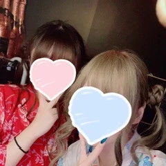 甚平にセーラームーンヘア🌙しゅりさんとオソロ💎🫶の写真1枚目