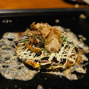 この間おともだちと、お好み焼き&もんじゃを食べてきました〜♪の写真1枚目