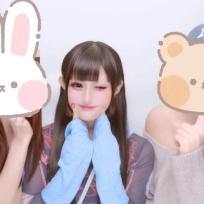 雨だけどいるよーん。