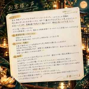素敵な口コミをありがとうございます🌙の写真1枚目
