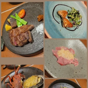 鉄板焼き🦐🥩の写真3枚目