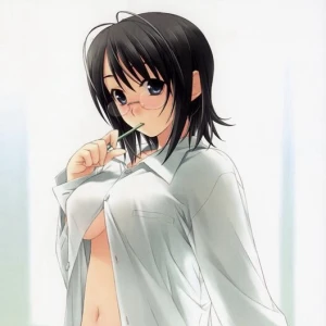 本日はワイシャツ一枚♡の写真1枚目