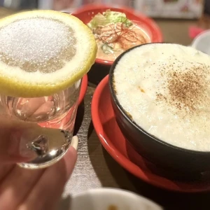 これは昨日たべた坦々麺とニコラシカ❣️の写真1枚目