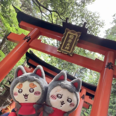 伏見稲荷にて