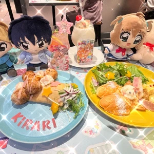 こないだお休みの日にきらりんレボリューションカフェに行ってきた🍽️💖💖の写真1枚目