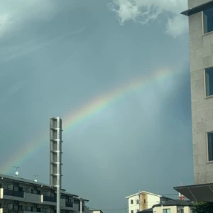虹見たよー🌈✨の写真1枚目