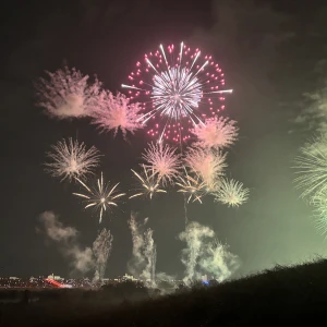 そういえば！10月初めに花火見に行ってきたの！の写真1枚目